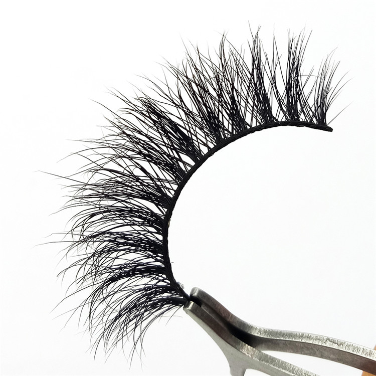 2020 Best Seller Free Sample Accepted Real Mink Fur 5D Strip Lashes with Private Label YY65